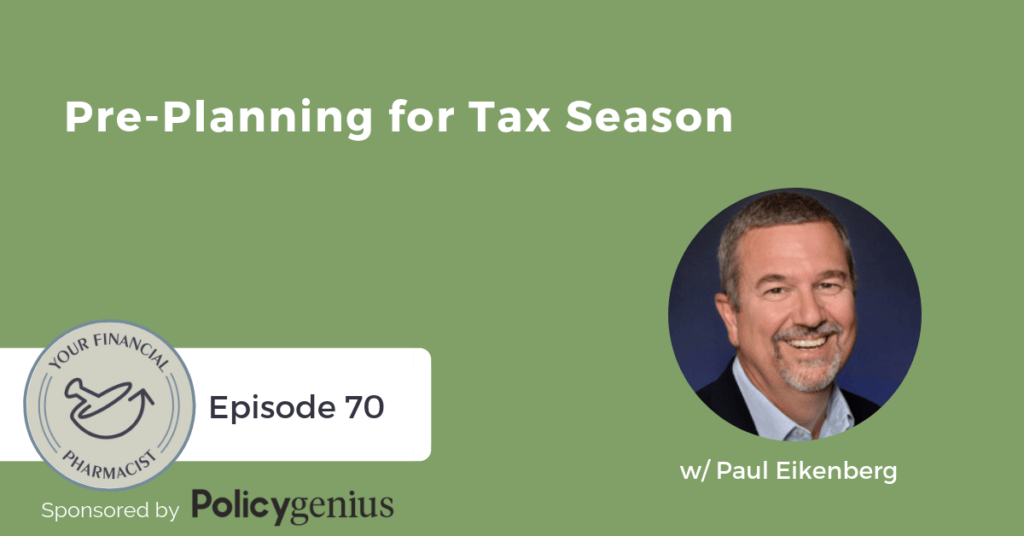 pre-planning for tax season